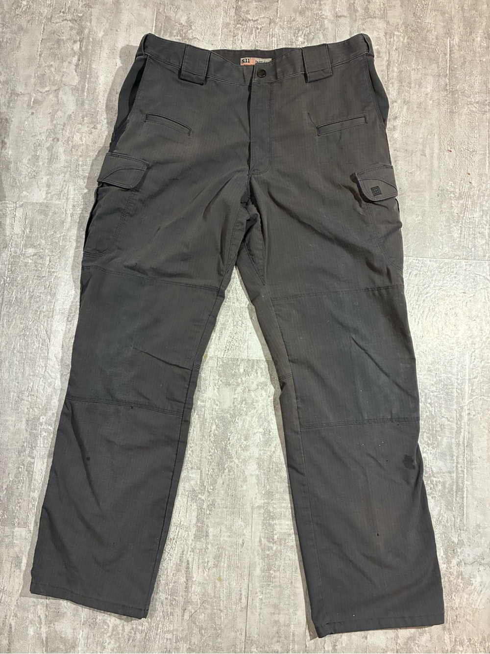 5.11 Tactical Men's Gray Cargo Pants with Utility Pockets 38x32